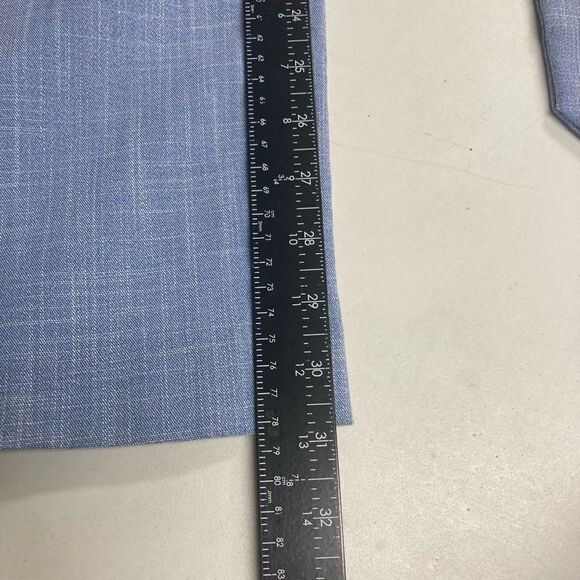 WORTHINGTON Women’s Wide Leg Blue Pants Size 12 Tie Belt Retro - Picture 11 of 12